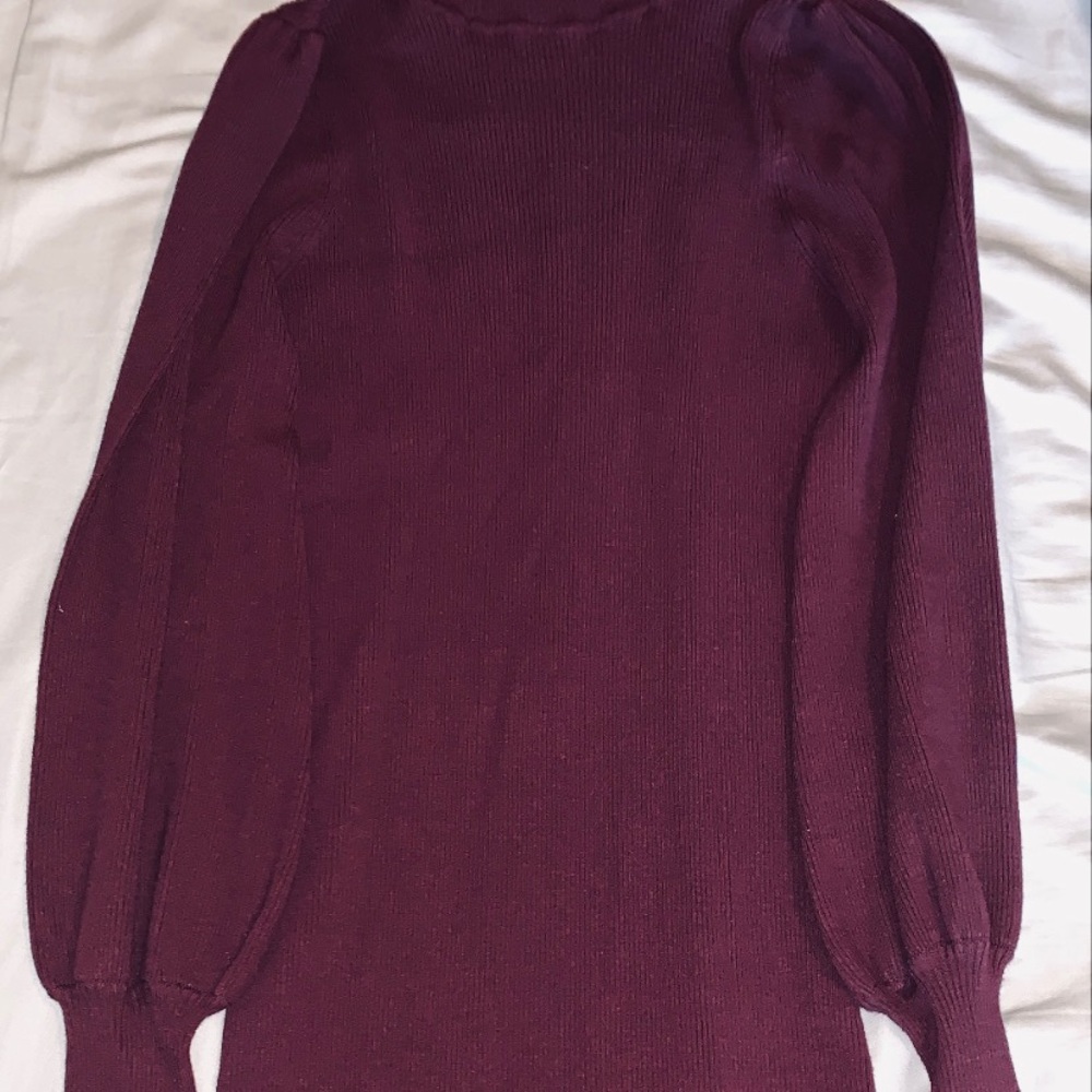 Long sleeve turtle neck dress